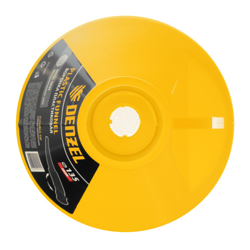 Воронка пластиковая 135 мм с металлическим ситом и гибким наконечником Denzel купить в Москве с доставкой по всей России | ProtosMarket.ru