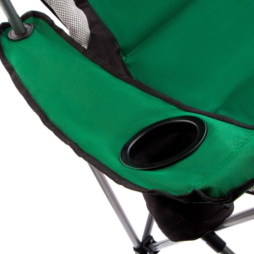 Кресло складное с подлокотниками и подстаканником, 60 х 60 х 110/92 см, Camping Palisad купить в Москве с доставкой по всей России | ProtosMarket.ru