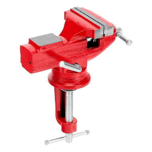 Тиски слесарные, 80 мм, настольные, поворотные, c наковальней MTX купить в Москве с доставкой по всей России | ProtosMarket.ru