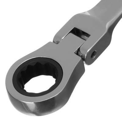 Ключ комбинированный трещоточный, 14 мм, CrV, шарнирный, зеркальный хром Matrix Professional купить в Москве с доставкой по всей России | ProtosMarket.ru