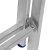 Лестница, 3 х 8 ступеней, алюминиевая, трехсекционная, Сибртех купить в Москве с доставкой по всей России | ProtosMarket.ru