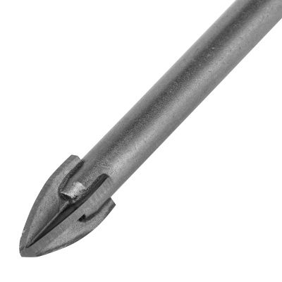 Сверло по керамической плитке 8 мм, крестовая пластина, шестигранный хвостовик// Denzel купить в Москве с доставкой по всей России | ProtosMarket.ru