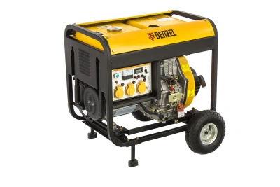 Генератор дизельный DD6300Е, 5.0 кВт, 220 В/50 Гц, 15 л, электростартер Denzel купить в Москве с доставкой по всей России | ProtosMarket.ru