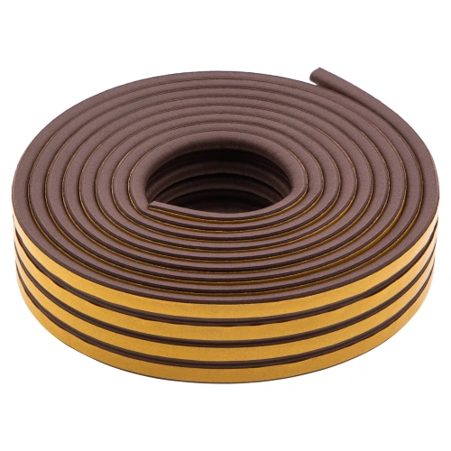 Уплотнитель резиновый, 12 м, профиль "P", коричневый Сибртех купить в Москве с доставкой по всей России | ProtosMarket.ru