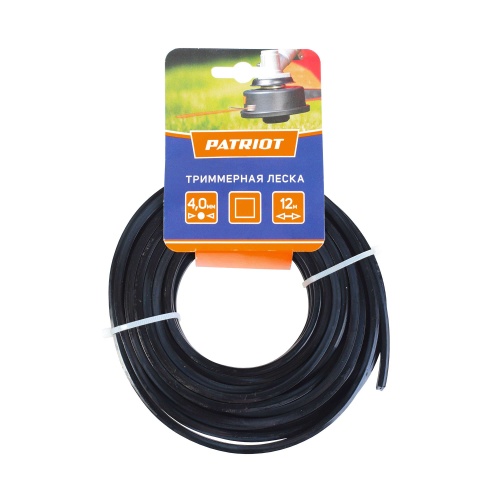 Леска D 4,0 мм L 12 м (квадрат, черная) купить в Москве с доставкой по всей России | ProtosMarket.ru