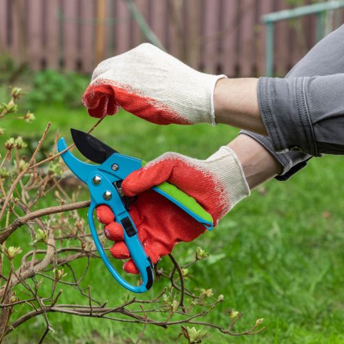 Перчатки трикотажные, облив из натурального латекса, 13 класс купить в Москве с доставкой по всей России | ProtosMarket.ru