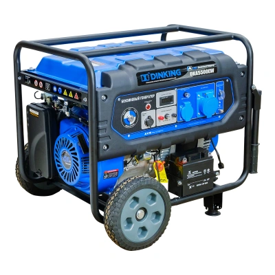Генератор бензиновый Dinking DKA5500EW (5,5кВт, электростартер, 15лс, колёса) купить в Москве с доставкой по всей России | ProtosMarket.ru