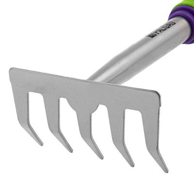 Грабли 5 - зубые, 115 х 275 мм, стальные, пластиковая рукоятка, Connect, Palisad купить в Москве с доставкой по всей России | ProtosMarket.ru