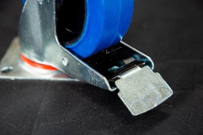 Колесо поворотное резина SRCLb 63 160 мм с тормозом (F) купить в Москве с доставкой по всей России | ProtosMarket.ru