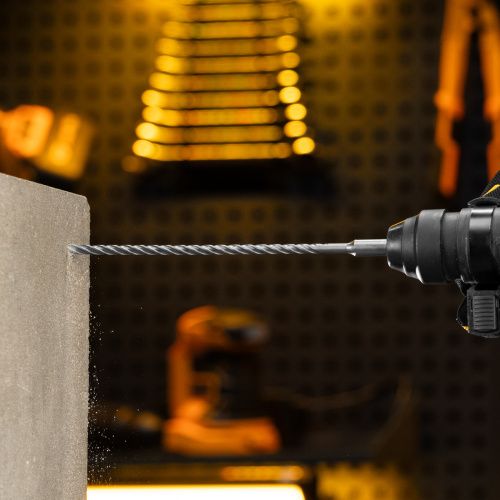 Бур по бетону, цельная крестовая пластина, 6x265 мм, SDS PLUS Denzel купить в Москве с доставкой по всей России | ProtosMarket.ru