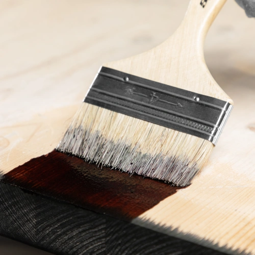 Кисть плоская Slimline 4" (100 мм) натуральная щетина, деревянная ручка Sparta купить в Москве с доставкой по всей России | ProtosMarket.ru