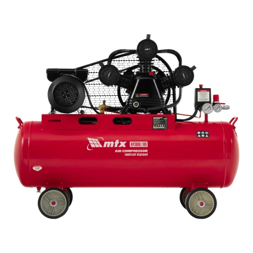 Компрессор воздушный ременный привод КР3000/100  3,0 кВт, 100 литров, 510 л/мин МТХ по ценам производителя в Москве с доставкой по всей России