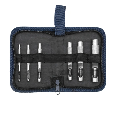 Набор пробойников для кожи 3 4 6 8 10 12.5 мм, 6 шт, чехол Сибртех купить в Москве с доставкой по всей России | ProtosMarket.ru