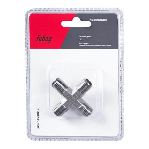 FUBAG Переходник 1/4 дюйма MMMM, блистер 1 шт купить в Москве с доставкой по всей России | ProtosMarket.ru