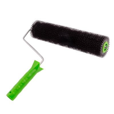 Валик игольчатый для наливных полов с ручкой, острая игла, 300 мм Сибртех купить в Москве с доставкой по всей России | ProtosMarket.ru