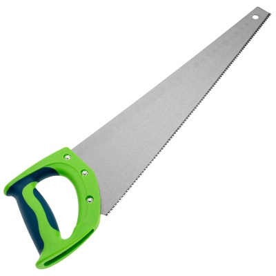 Ножовка по дереву "Зубец", 450 мм, 11 TPI, зуб 2D, калёный зуб, 2-х компонентная рукоятка Сибртех купить в Москве с доставкой по всей России | ProtosMarket.ru