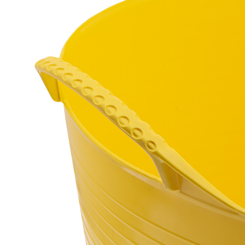 Ведро гибкое сверхпрочное, 40 л, желтое, Сибртех купить в Москве с доставкой по всей России | ProtosMarket.ru