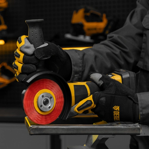 Щетка для УШМ, 100 мм, Плоская, нейлоновая щетина, посадка 22,2 мм Denzel купить в Москве с доставкой по всей России | ProtosMarket.ru