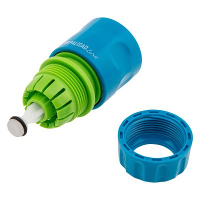 Соединитель пластмассовый, быстросъемный для шланга 1/2, аквастоп, однокомпонентный Palisad Luxe купить в Москве с доставкой по всей России | ProtosMarket.ru