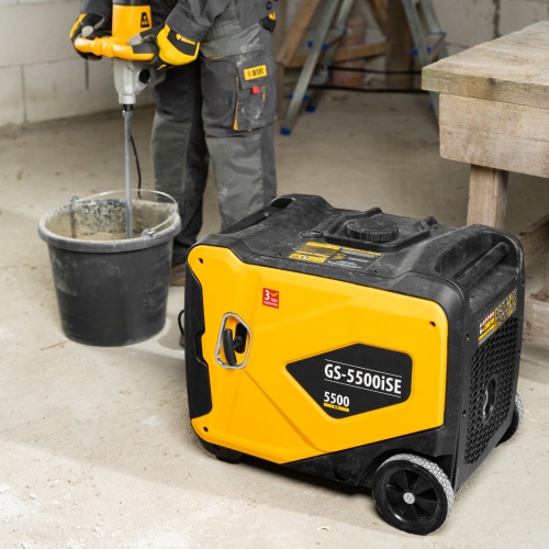 Генератор инверторный GS-5500iSE, 5,5 кВт, 230 В, закрытый корпус,электростартер Denzel купить в Москве с доставкой по всей России | ProtosMarket.ru