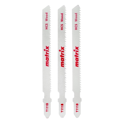 Полотна для электролобзика  по дереву, 3 шт, T111B, 75 x 2 мм, HCS Matrix купить в Москве с доставкой по всей России | ProtosMarket.ru