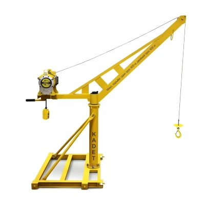 Мини кран KADET строительный с поворотной стрелой без лебёдки купить в Москве с доставкой по всей России | ProtosMarket.ru