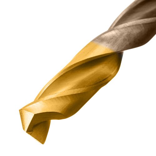 Набор сверл по металлу, 1-10 мм, Р6М5К8-TiN, Golden Tip, 10 шт Denzel купить в Москве с доставкой по всей России | ProtosMarket.ru