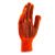 Перчатки трикотажные, акрил, ПВХ гель, "Протектор", оранжевый, оверлок Сибртех купить в Москве с доставкой по всей России | ProtosMarket.ru