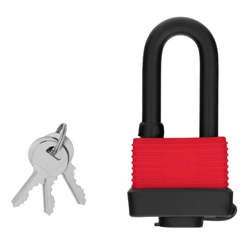 Замок навесной всепогодный, 50 мм, удлиненная дужка Matrix купить в Москве с доставкой по всей России | ProtosMarket.ru