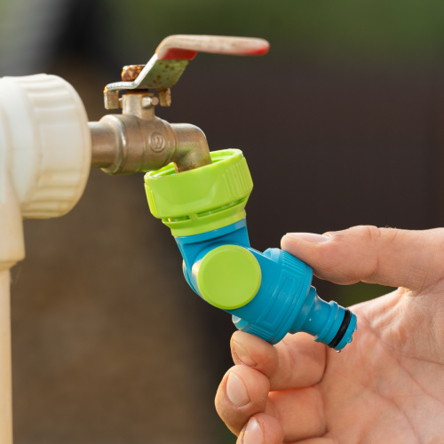 Адаптер штуцерный, шарнирный, с переключателем, 1/2-1'', Palisad Luxe купить в Москве с доставкой по всей России | ProtosMarket.ru