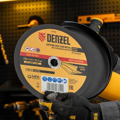 Круг отрезной по металлу, 230 х 2 х 22.2 мм Denzel купить в Москве с доставкой по всей России | ProtosMarket.ru