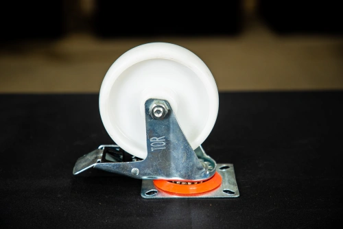 Колесо поворотное полипропилен SRCnb 55 125 мм с тормозом (N) купить в Москве с доставкой по всей России | ProtosMarket.ru