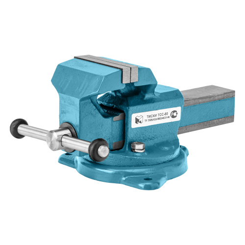 Тиски слесарные, 80 мм, поворотные (Глазов) купить в Москве с доставкой по всей России | ProtosMarket.ru