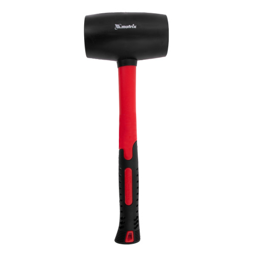 Киянка резиновая, 910 г, черная резина, фибергласовая рукоятка Matrix купить в Москве с доставкой по всей России | ProtosMarket.ru
