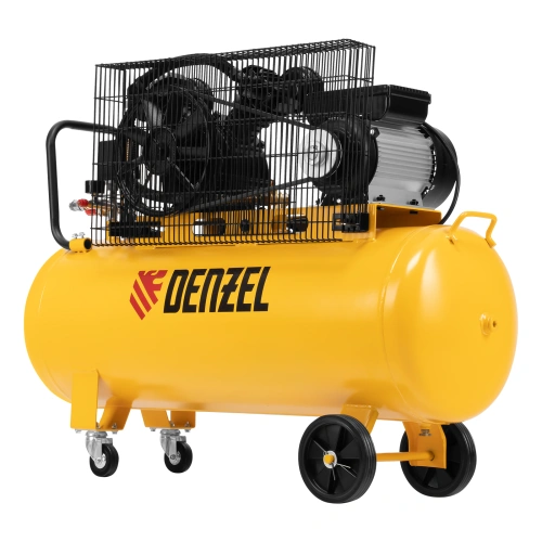 Компрессор воздушный BCV2200/100, ременный привод, 2.2 кВт, 100 литров, 370 л/мин Denzel купить в Москве с доставкой по всей России | ProtosMarket.ru