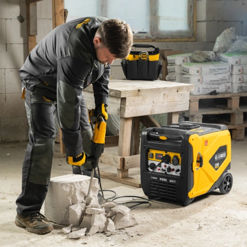 Генератор инверторный GS-5500iSE, 5,5 кВт, 230 В, закрытый корпус,электростартер Denzel купить в Москве с доставкой по всей России | ProtosMarket.ru