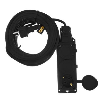 Удлинитель-шнур силовой Top Series, КГТТ, 10 м, 3 розетки, 3 x 1,5 мм Denzel купить в Москве с доставкой по всей России | ProtosMarket.ru