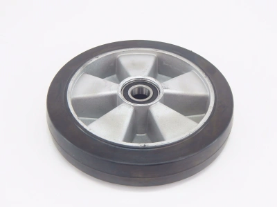 Колесо резиновое 250х50 мм с подшипником для тележек гидравлических HW купить в Москве с доставкой по всей России | ProtosMarket.ru