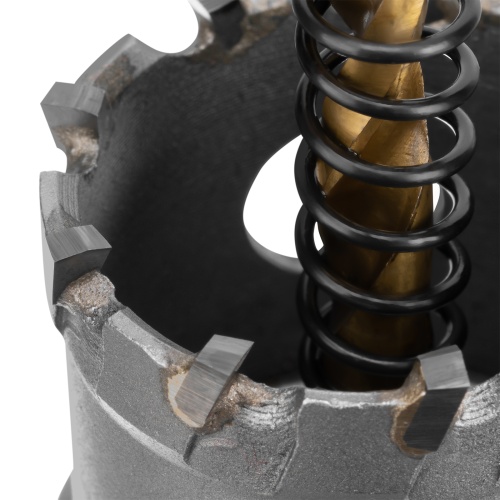 Коронка по металлу твердосплавная, 35 мм Denzel купить в Москве с доставкой по всей России | ProtosMarket.ru