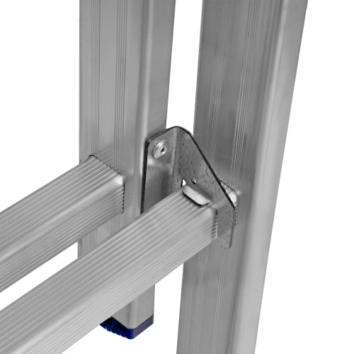 Лестница, 2 х 10 ступеней, алюминиевая, двухсекционная, Сибртех купить в Москве с доставкой по всей России | ProtosMarket.ru