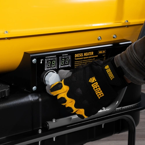 Дизельная тепловая пушка NHG-20i, 20 кВт, 600 м3/ч, непрямой нагрев, цифровой термостат Denzel купить в Москве с доставкой по всей России | ProtosMarket.ru