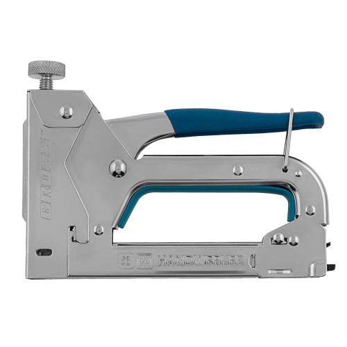 Степлер мебельный регулируемый (Handwerker) стальной корпус, тип скобы 53, 4-14 мм Gross купить в Москве с доставкой по всей России | ProtosMarket.ru