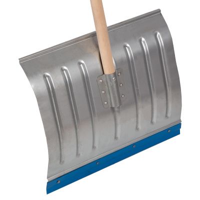 Лопата для уборки снега алюминиевая, 430 х 370 х 1350 мм, деревянный черенок, Сибртех купить в Москве с доставкой по всей России | ProtosMarket.ru