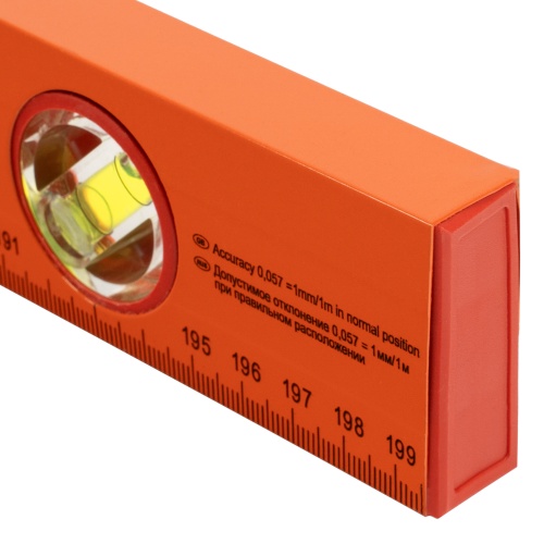 Уровень алюминиевый, 2000 мм, 3 глазка, желтый, линейка Sparta купить в Москве с доставкой по всей России | ProtosMarket.ru