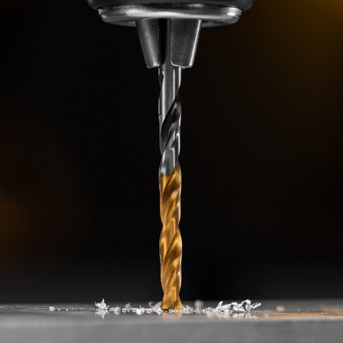 Сверло спиральное по металлу 4,2 x 75мм, Р6М5, Golden Tip, многогранная заточка Denzel купить в Москве с доставкой по всей России | ProtosMarket.ru