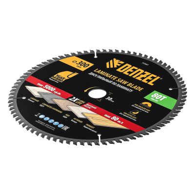Пильный диск по ламинату ф300 х 30 мм, 80 зубьев Denzel купить в Москве с доставкой по всей России | ProtosMarket.ru