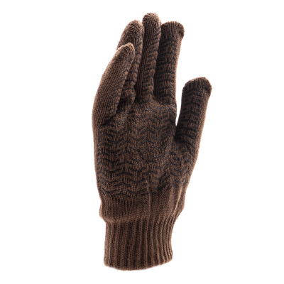 Перчатки трикотажные, двойные, полушерстяные, с ПВХ покрытием, Сибртех купить в Москве с доставкой по всей России | ProtosMarket.ru