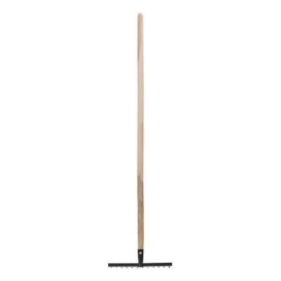 Грабли стальные, 300х1300 мм, 12 витых зубьев, деревянный черенок, Россия, Сибртех купить в Москве с доставкой по всей России | ProtosMarket.ru