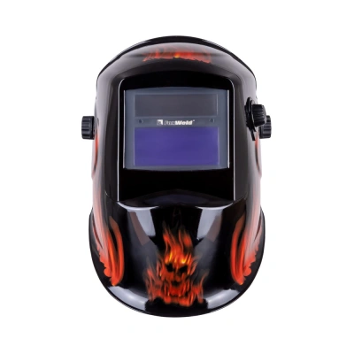 Маска сварщика КОРУНД-2 "пламя" (ф-р 7100V) без коробки купить в Москве с доставкой по всей России | ProtosMarket.ru