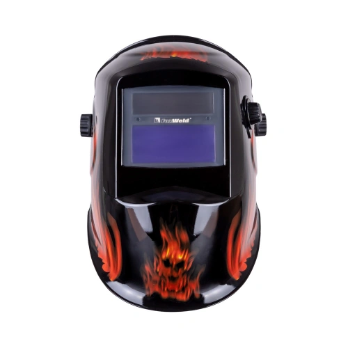 Маска сварщика КОРУНД-2 "пламя" (ф-р 7100V) без коробки купить в Москве с доставкой по всей России | ProtosMarket.ru
